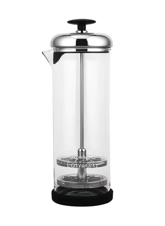 Coffee Milk Froth Glass Handheld Blender Milkshake Cappuccino Milk Frother Portable Milk Frother Home Coffee Latte Milk Frothing Cup